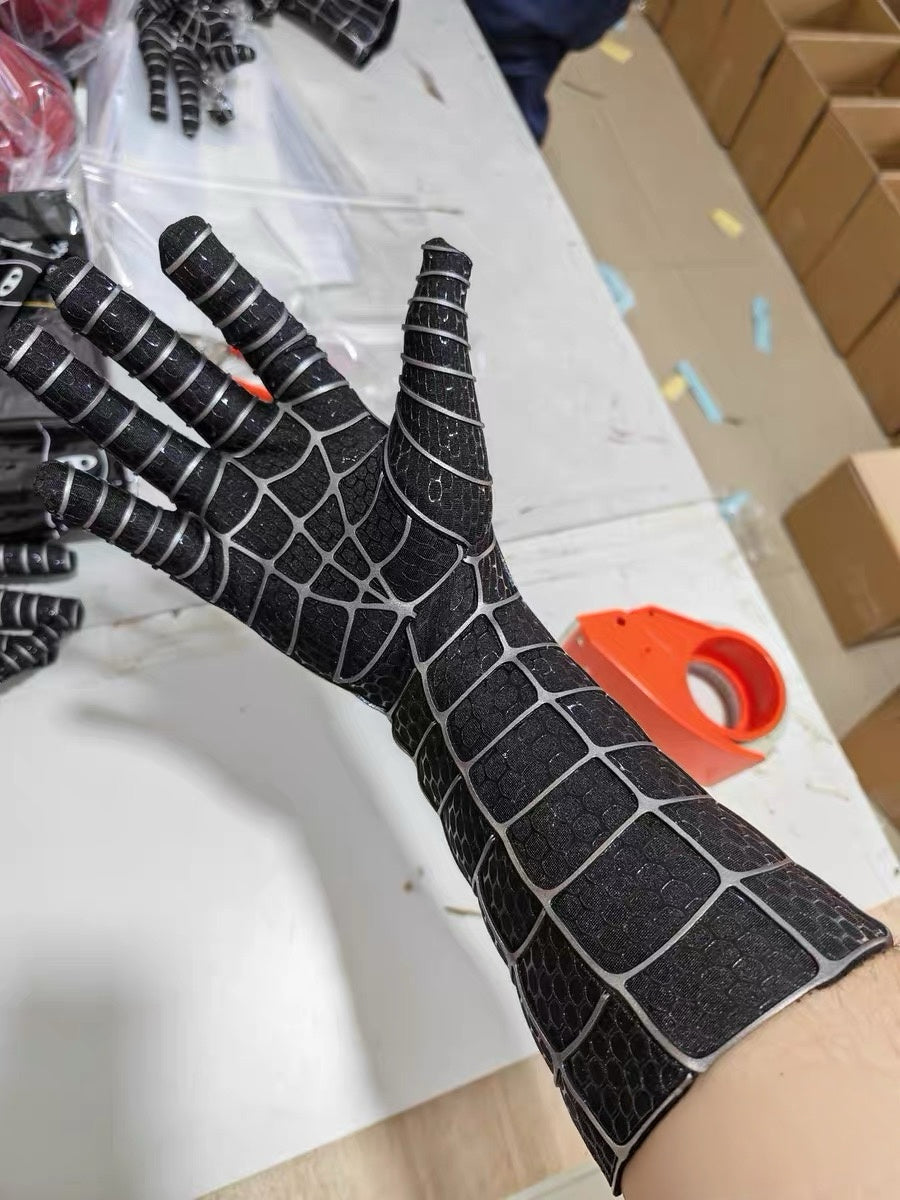 Black Web Gloves
