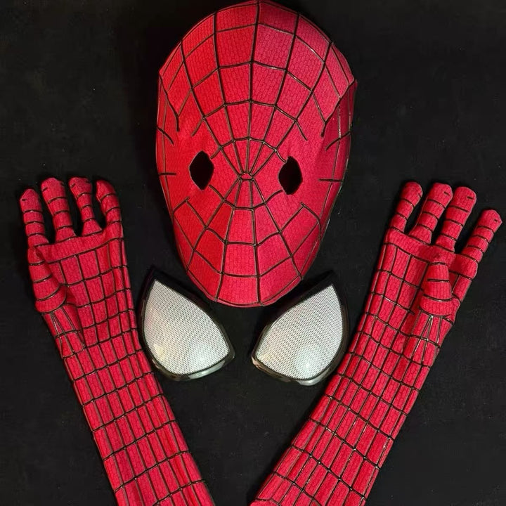 Red Web Gloves Pair